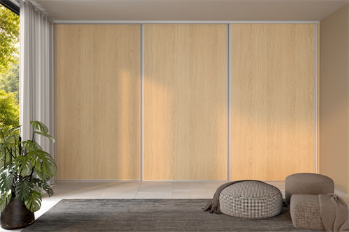 Kitchn Modul One skydelåger på mål til garderobe med 3 låger - Total Bredde 121,8 til 358,70 cm